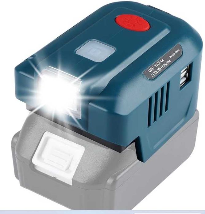Przetwornica 150 W, zgodna  z akumulatorami  Makita 18 V na AC 220 V