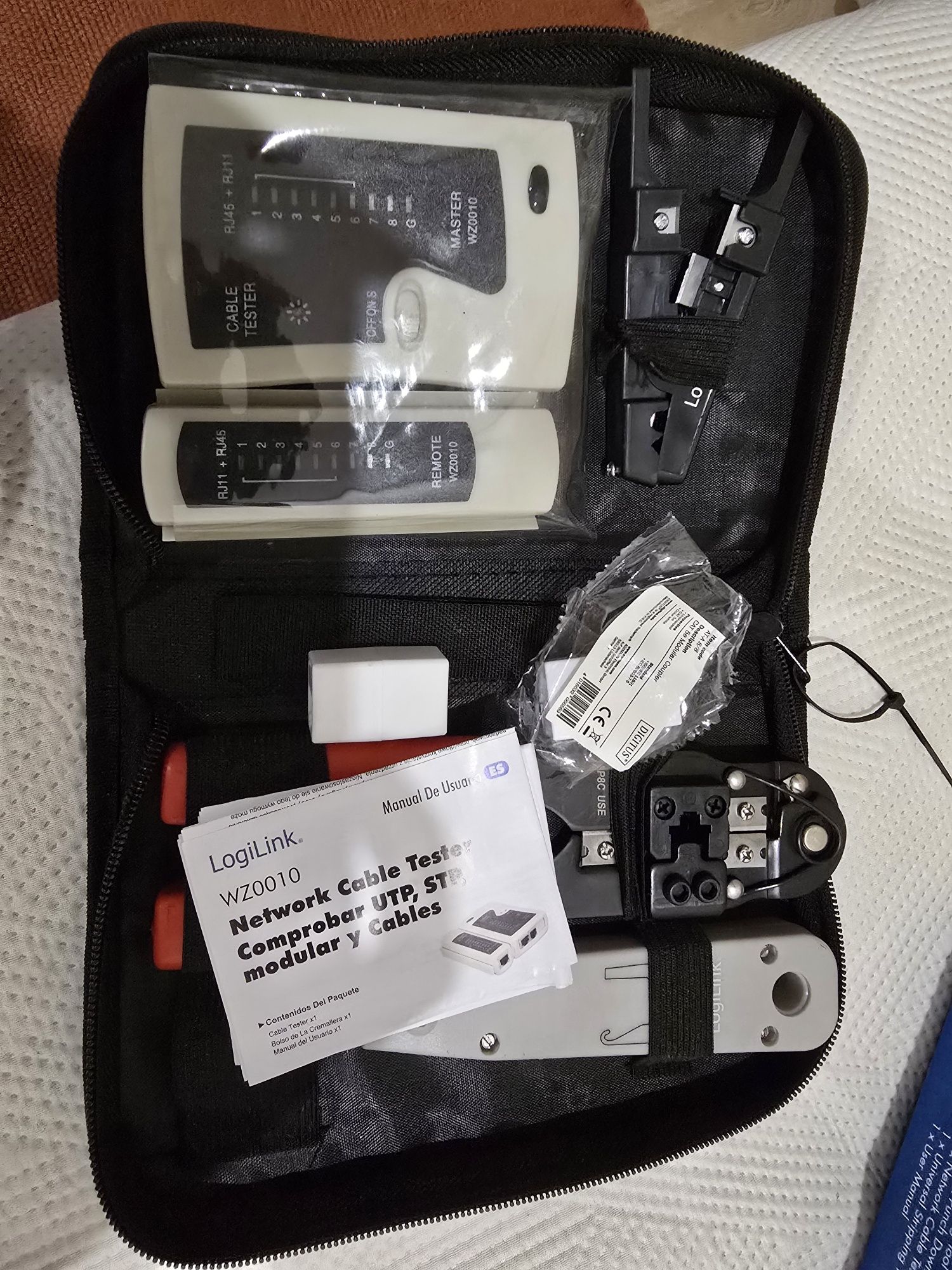 Kit de rede Rj11, Rj12, Rj45