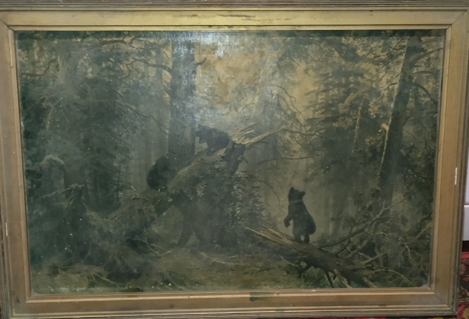 Картина"Ранок в сосновому лісі"
