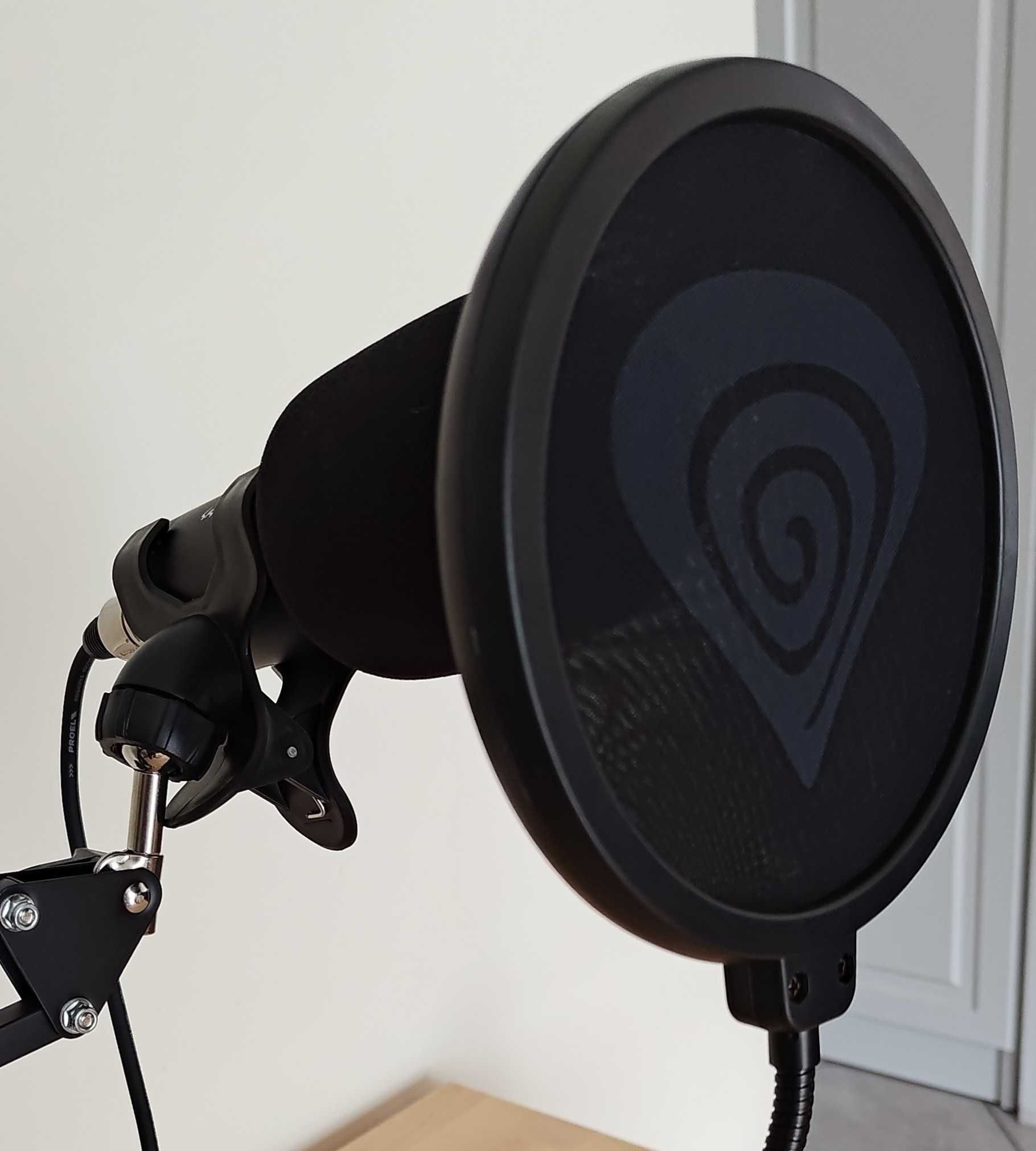 Mikrofon pojemnościowy Genesis Radium 300 XLR z dodatkowym statywem