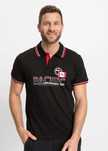 B.P.C koszulka męska polo czerwona z nadrukiem ^68/70, 4XL