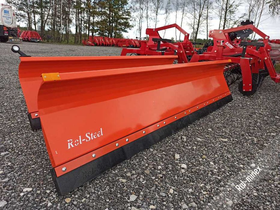 Wzmocniony PŁUG DO ŚNIEGU śnieżny Euro-ramka TUZ Wózka widłowego Dowóz