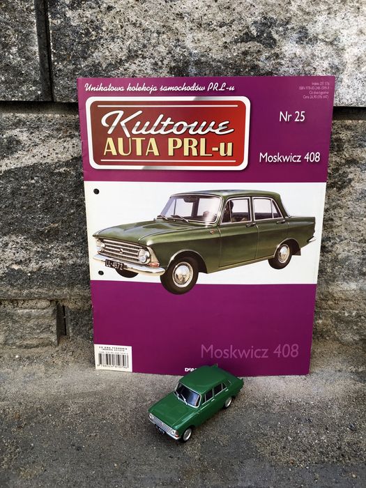 Czasopismo - MOSKWICZ 408-auta PRL,modele,kolekcja