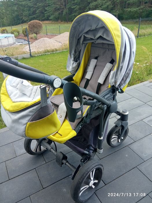 Wózek 3 w 1  Bebetto murano, spacerówka, nosidło, gondola, isofix