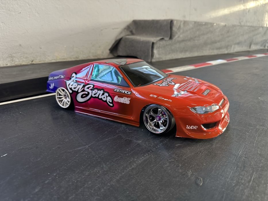 Karoseria rc nissan s15 sleighty malowana aerografem rc drift