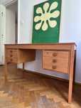 Duńskie biurko vintage Domino Mobler lata 60