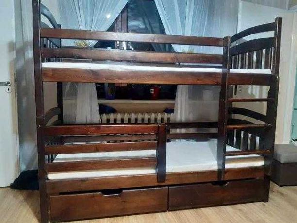 Łóżko piętrowe dwuosobowe
