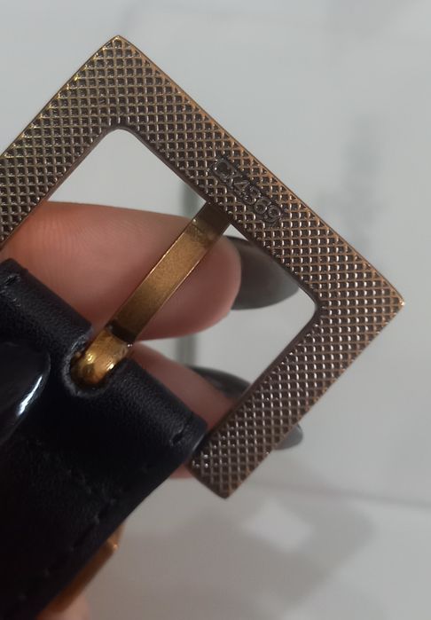 Cinto ysl novo 95cm em couro