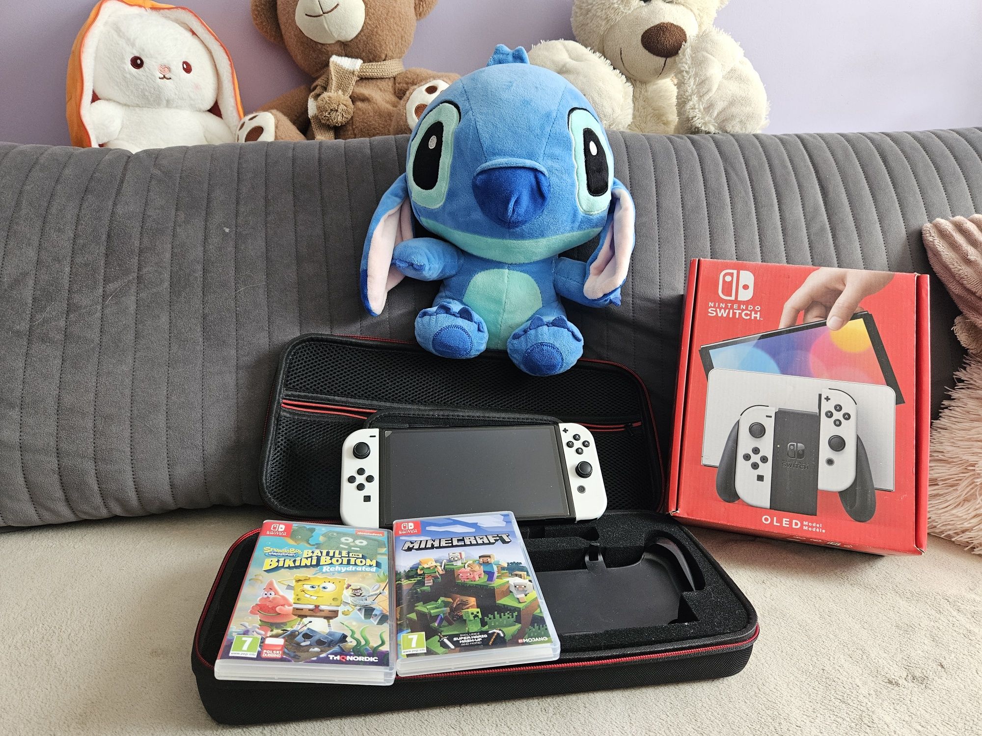 Nintendo switch oled plus gratisy