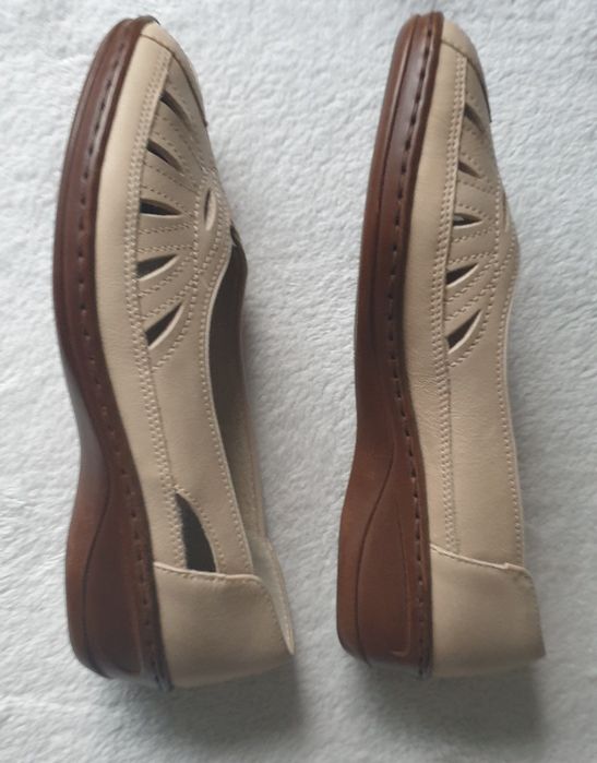 Półbuty skórzane Jenny By Ara r.38 J.Nowe