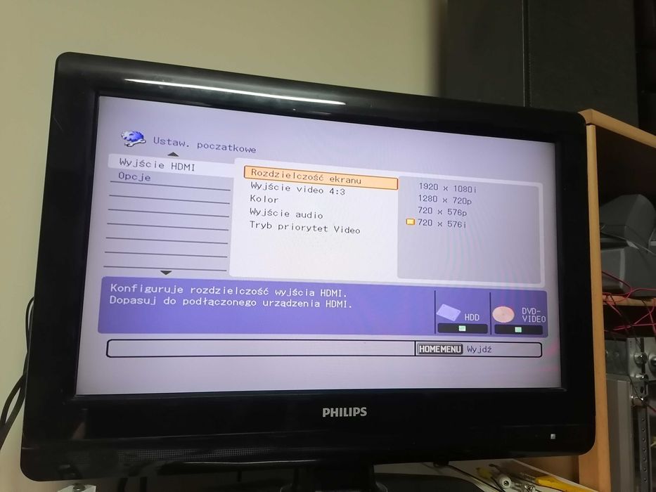 Nagrywarka Pioneer DVR-545H  HDMI PILOT polskie menu