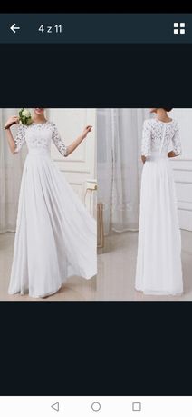 Suknia na ślub, wesele, nowa, rozmiar  40 L