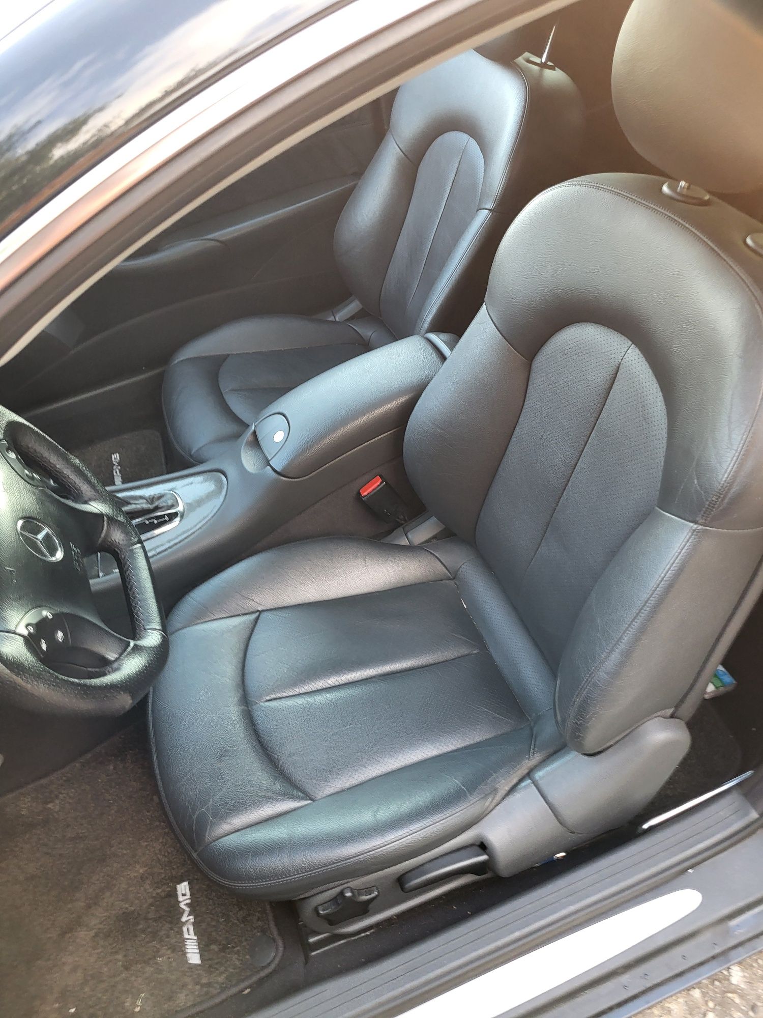 Mercedes CLK 320 pakiet AMG Avantgarde, czarny, W209 3.2 M112 automat