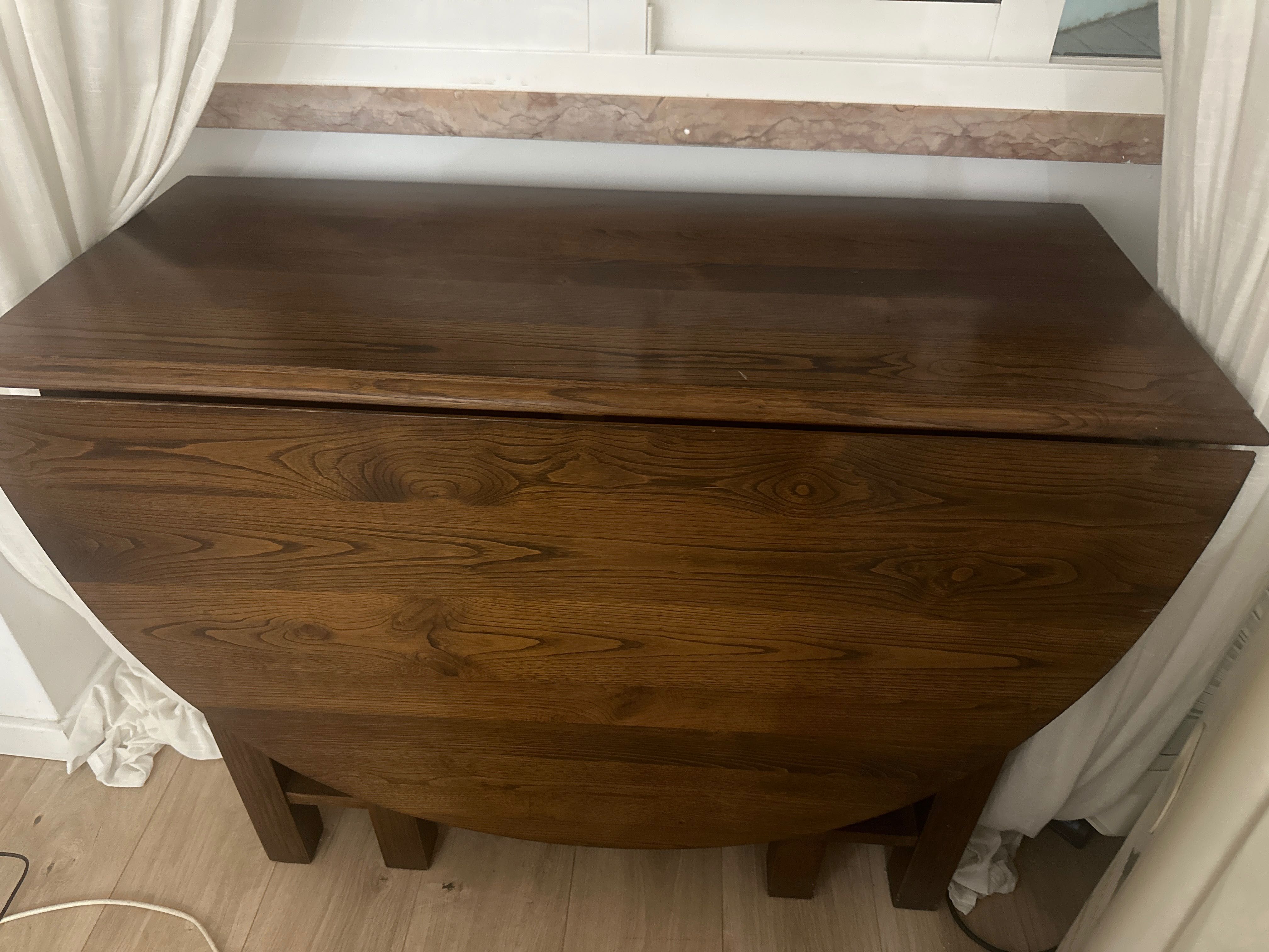 Mesa madeira com 2 abas