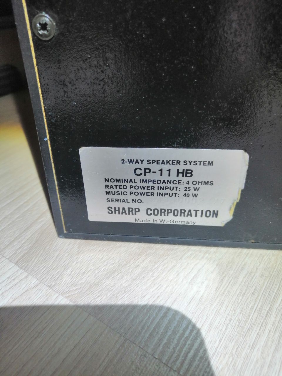 Technics wieża zestaw z kolumnami Sharp