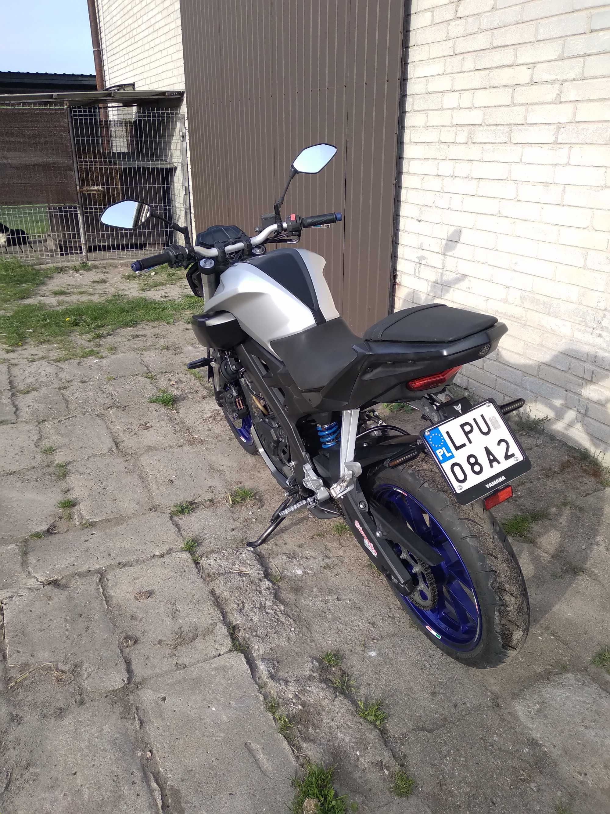 Yamaha MT 125. 2014 MIVV KAT. A1 B