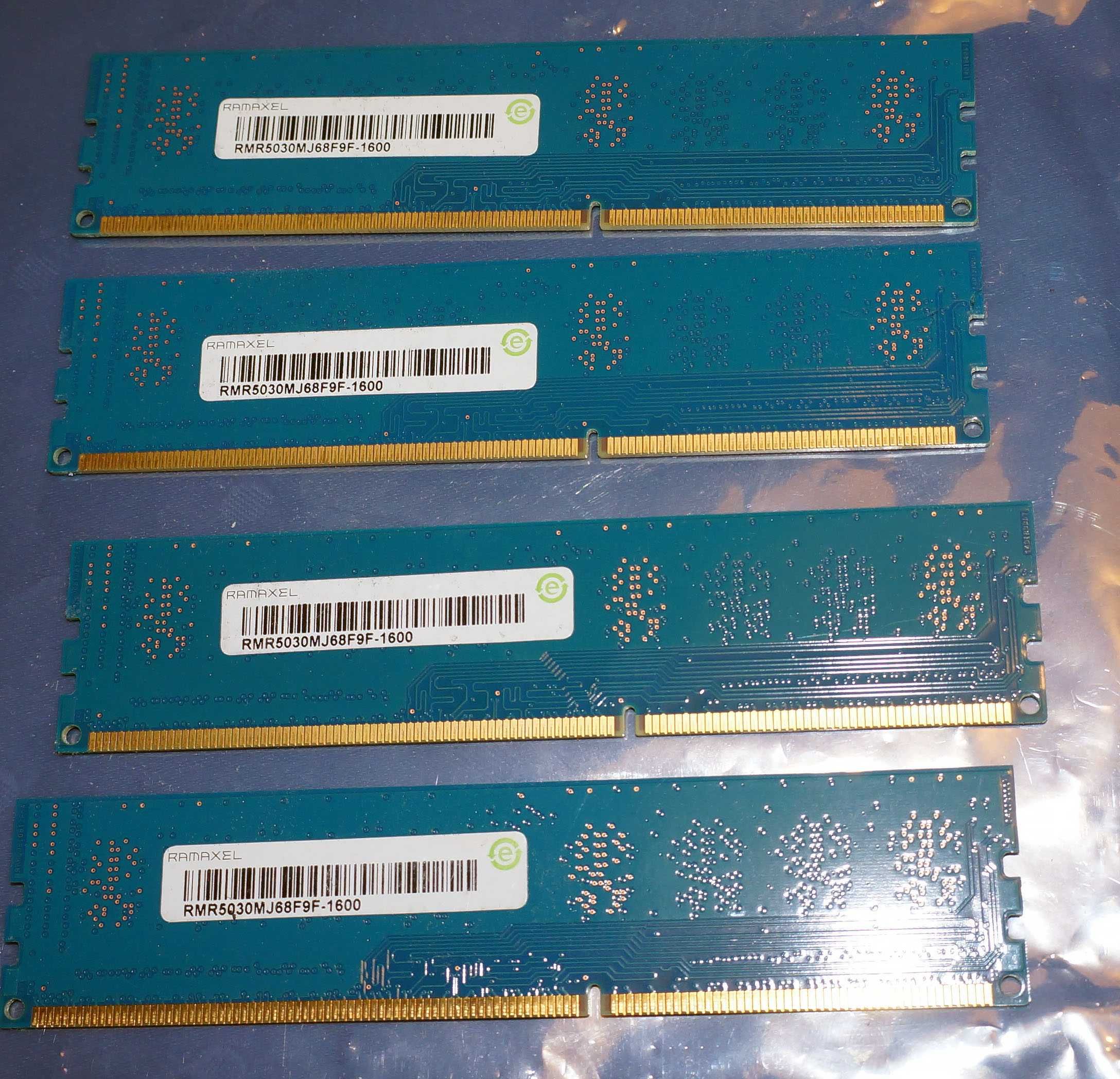 Pamięć RAM DDR3 RAMAXEL 16GB  4x4GB 1RX8 PC3L-12800U-1600MHz