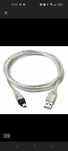 Kabel USB 2.0 męski kompatybilny z Firewire DV IEEE 1394 4-pinowy męsk
