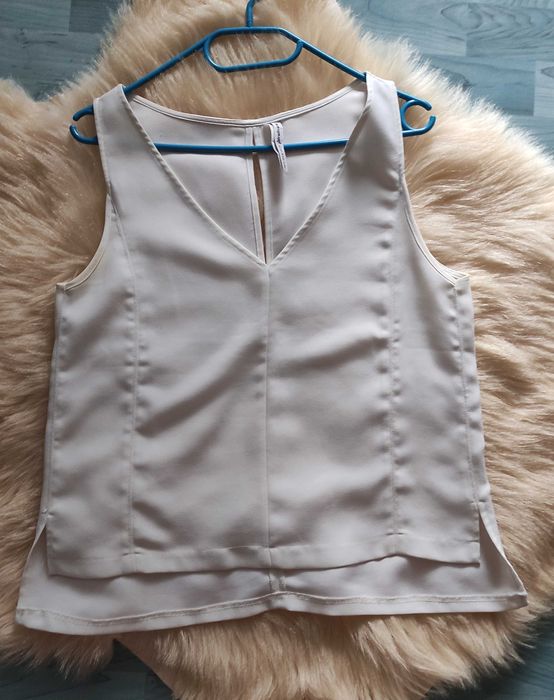 Biała bluzka Stradivarius m