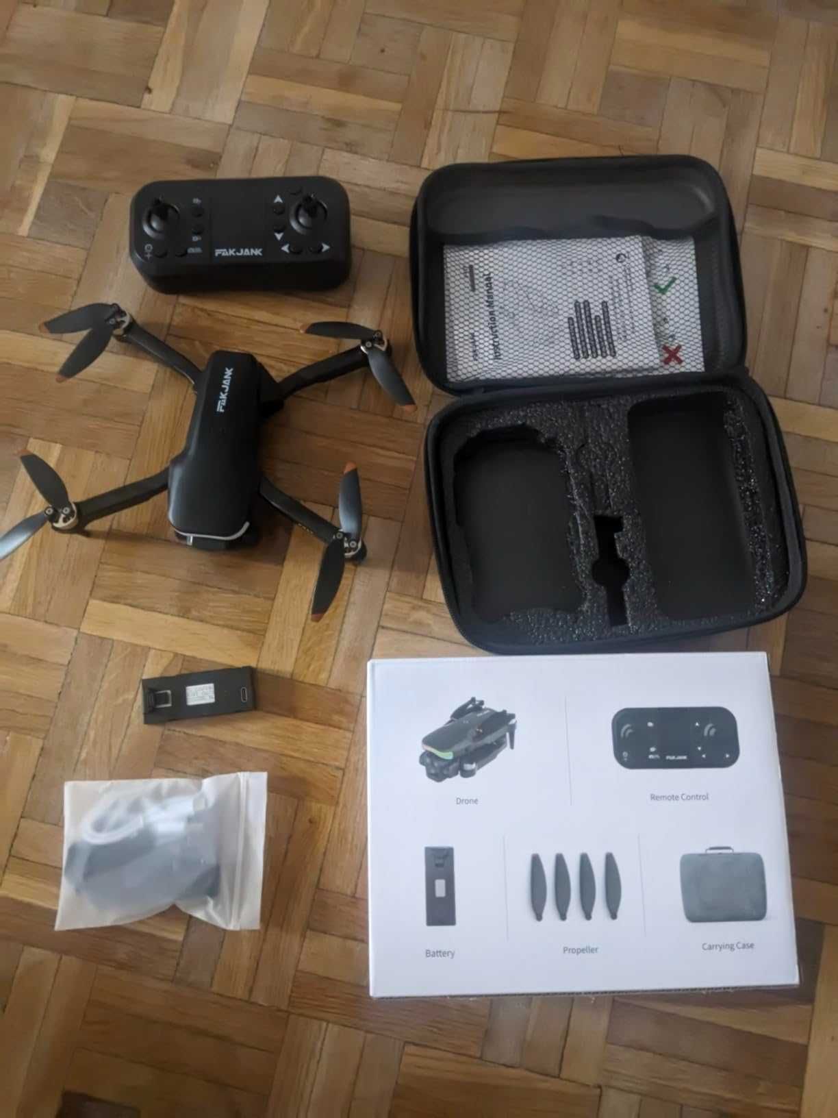 Drones F417-E, 90° Ajust Dron com câmara HD 1080P