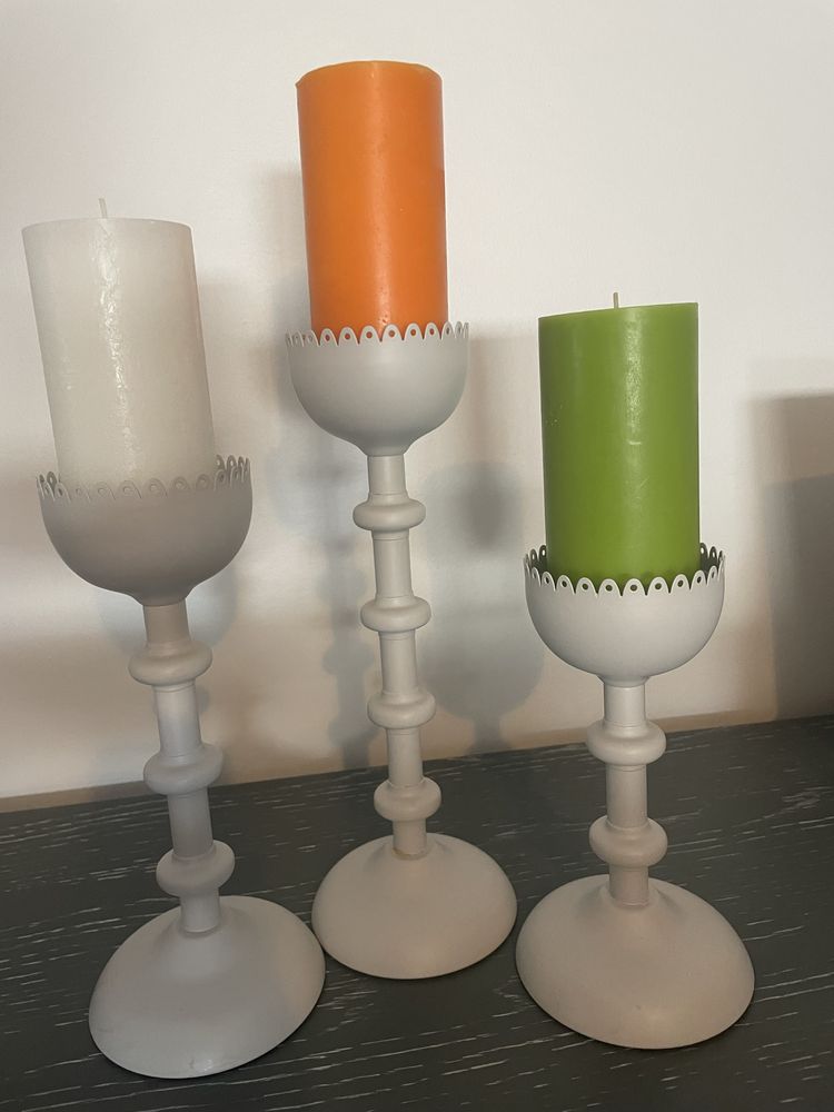 Casticais com velas