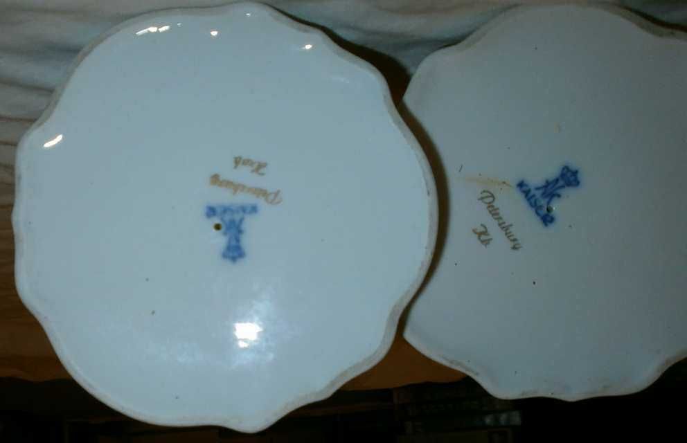 Piękny Porcelanowy Komplet w Stylu Miśnieńskim - "ROKOKO".