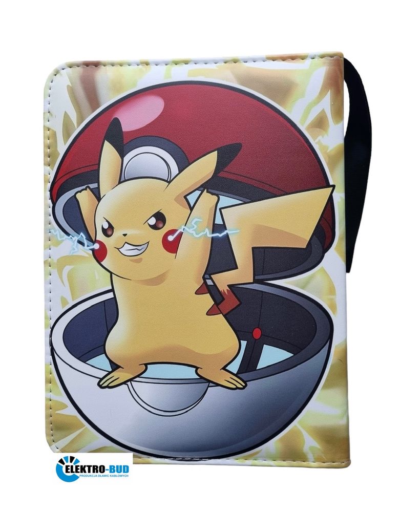 Nowy Duży Album Klaser na Karty Pokemon Pikachu Pikaczu Szybka Wysyłka