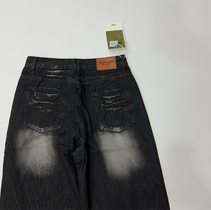 Baggy opium black washed jeans stussy jaded дуже широкі чорні джинси