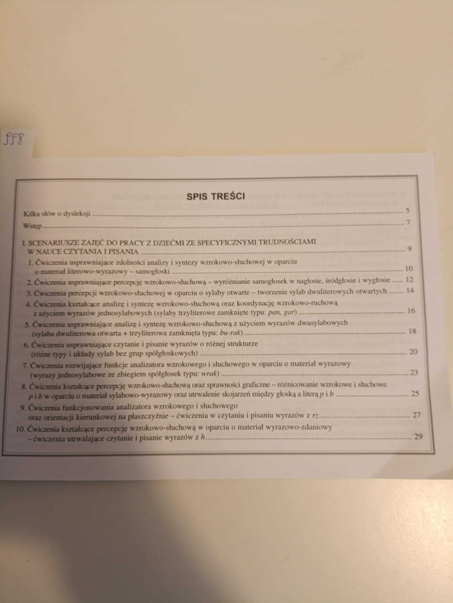 Scenariusze zajęć do pracy z dziećmi ze specyficznymi trudn - D Miązek