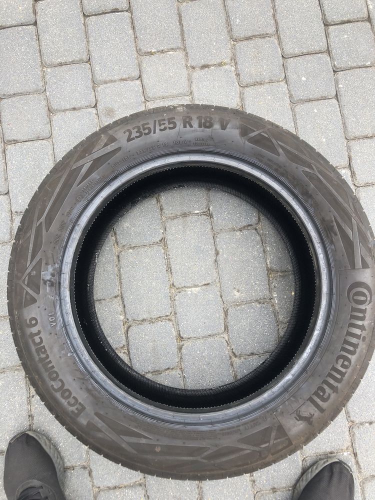 4x letnie opony 235/55 R18 V - Continental Eco Contact 6