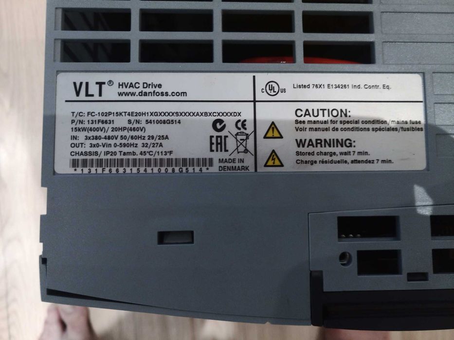 Do sprzedania falownik Danfoss o mocy 15 kW