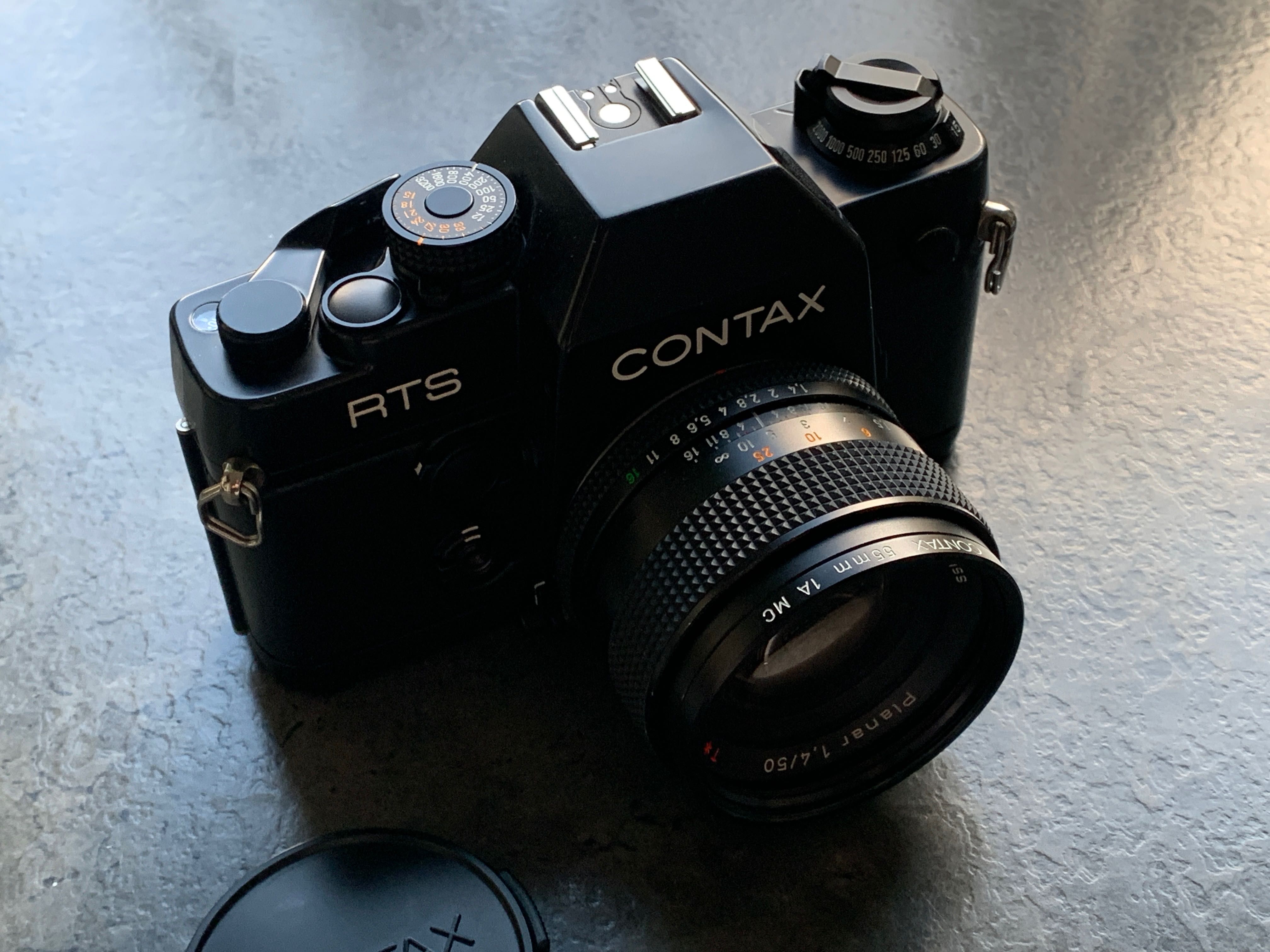 Contax RTS II + Zeiss 50/1.4 MMJ - mega zestaw w perfekcyjnym stanie!