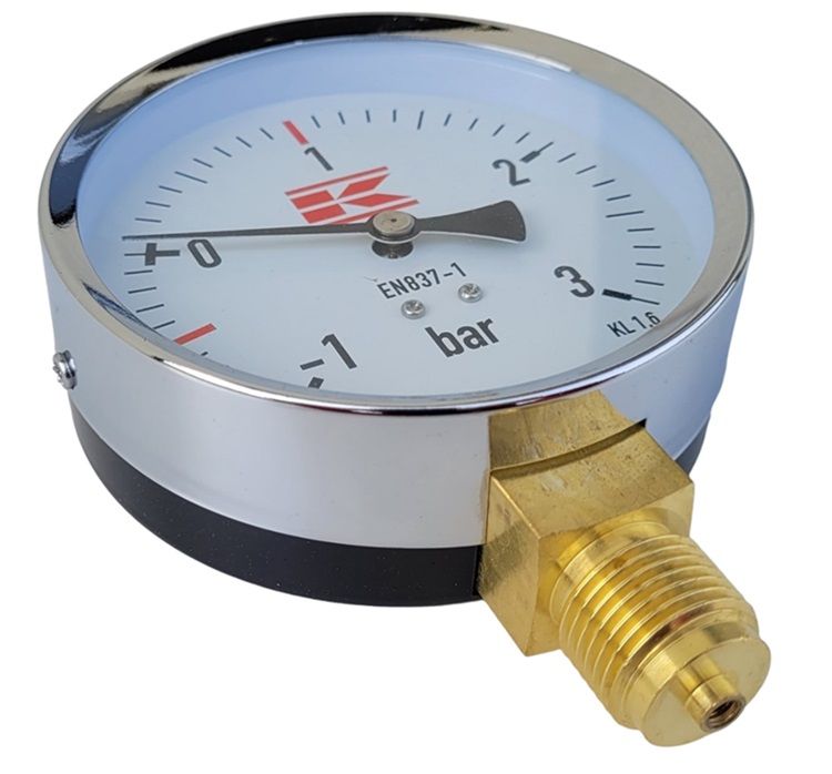 Manometr Do Beczkowozu Próżniowy 100Mm / 1/2" Zegar Bsp