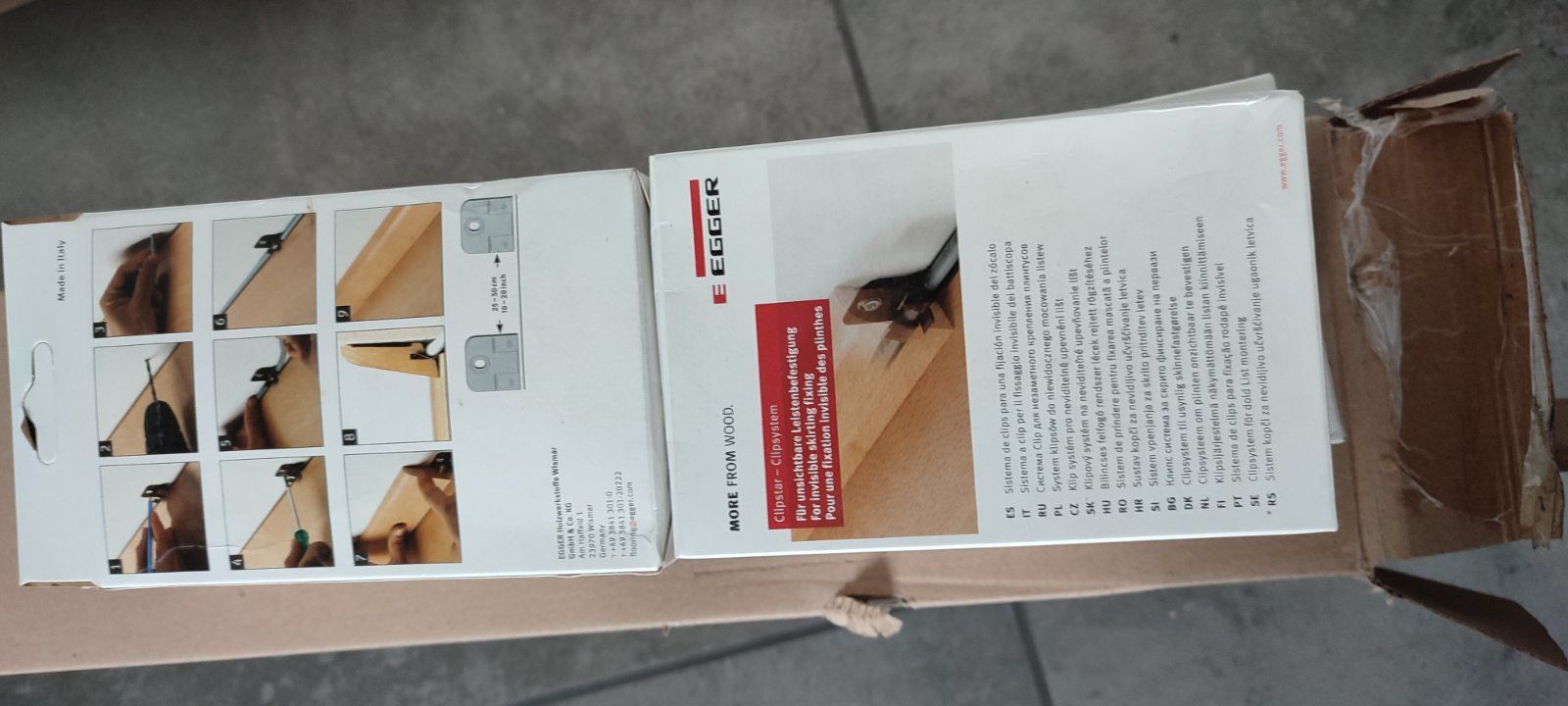 Listwa Przypodłogowa Mdf L266 Klasyczna Egger + Klamry