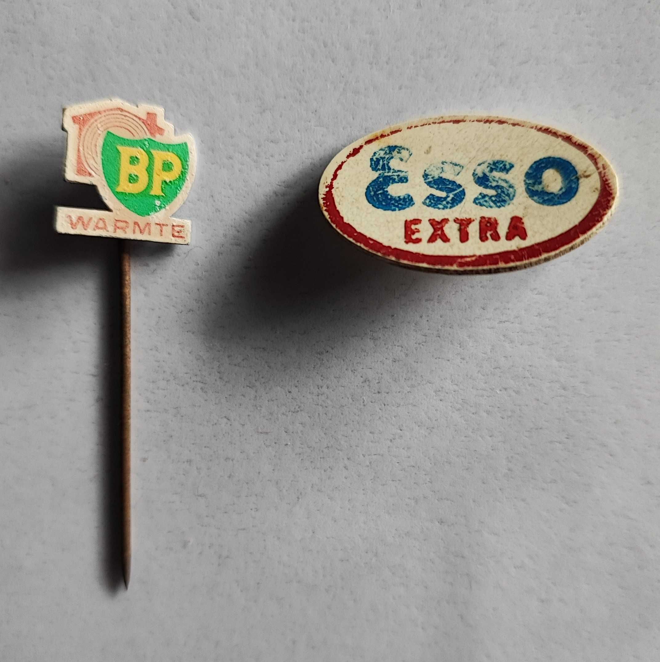 Lote de 2 alfinetes antigos - BP + ESSO