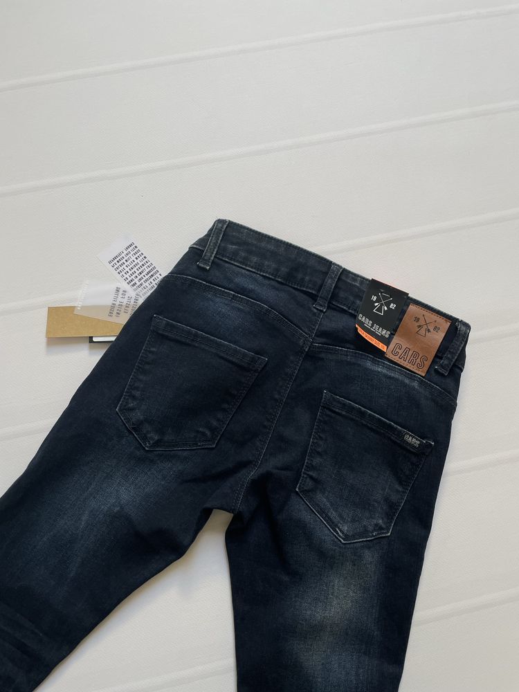 140 Cars Jeans Super Skinny High Rise miękkie jeansy rurki stretch