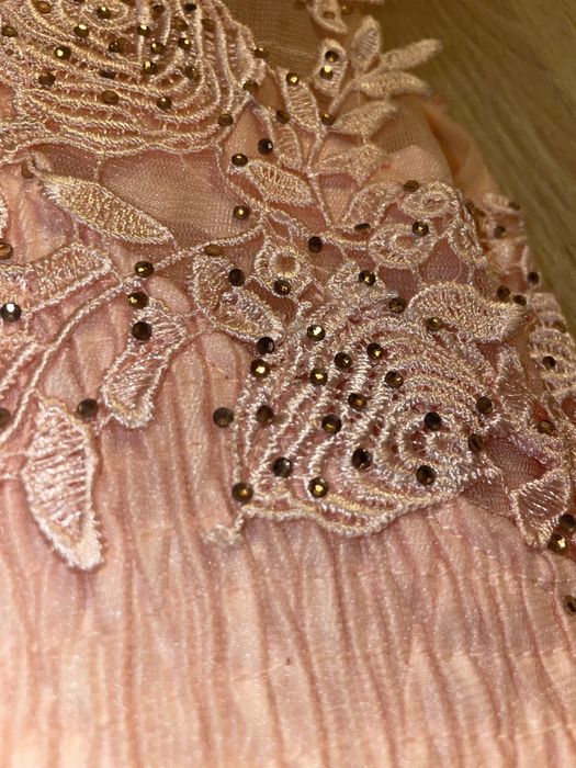 Vestido de Cerimónia rosa com tule