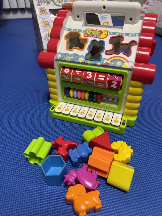 Іграшковий будинок теремок інтерактивний, сортер