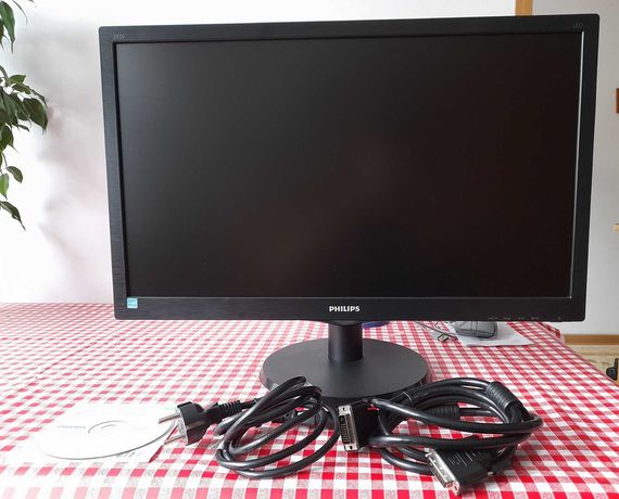 Używany monitor komputerowy 23,6" Philips LED 243V5LSB/00 (FullHD)