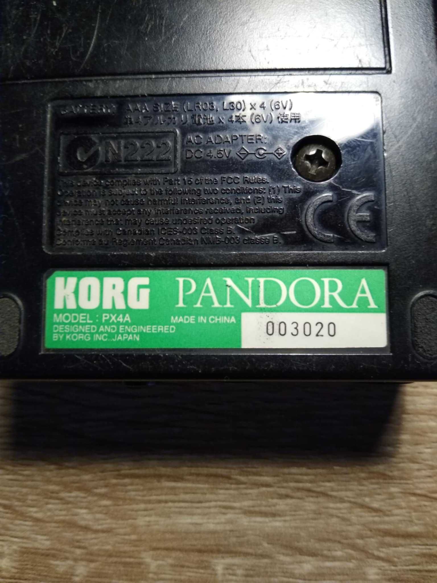 PX4A Multiefekt gitarowy firmy KORG