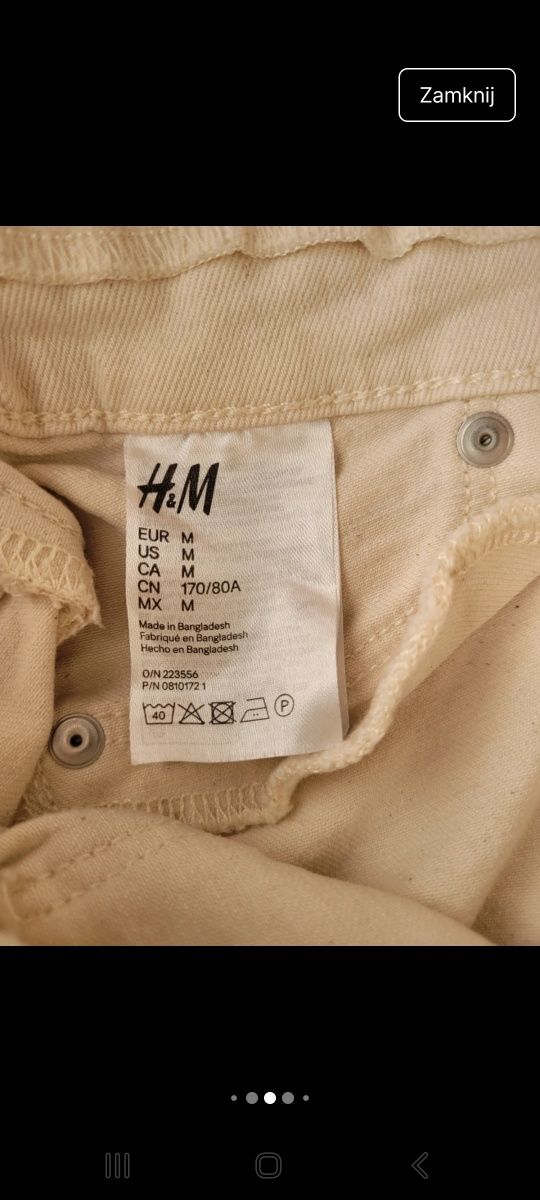 Spodnie ciążowe H&M rozmiar M