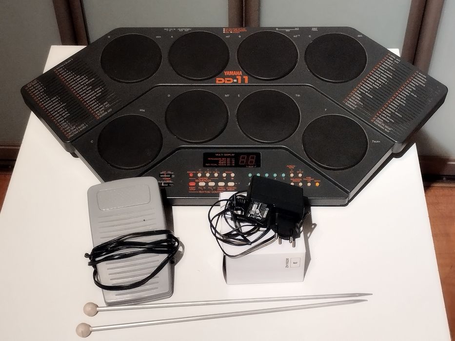 Perkusja elektroniczna YAMAHA DD-11 retro zestaw bębny drum