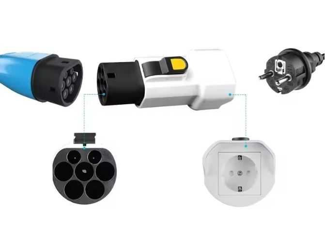 Adapter ładowania pojazdów elektrycznych do ładowarki Złącze EV 220 V