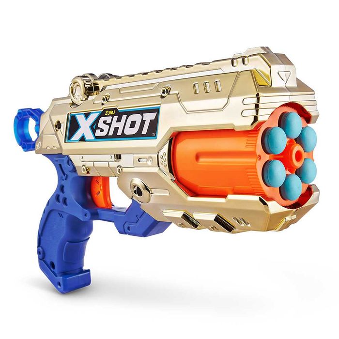 36480Z Zuru X-Shot Швидкострільний бластер Excel Reflex 6 Double,sale