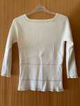 Camisola branca com lantejoulas