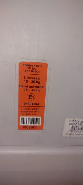 Fotelik samochodowy Romer Britax kidfix 15 -36 kg