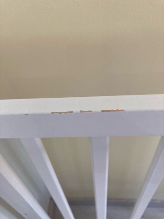 OKAZJA Łóżeczko dziecięce 60x120 z materacem, wyciągane szczeble