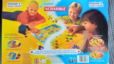 Gra dla dzieci scrabble junior