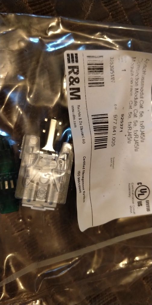 Конектор RJ45 R&M 2шт