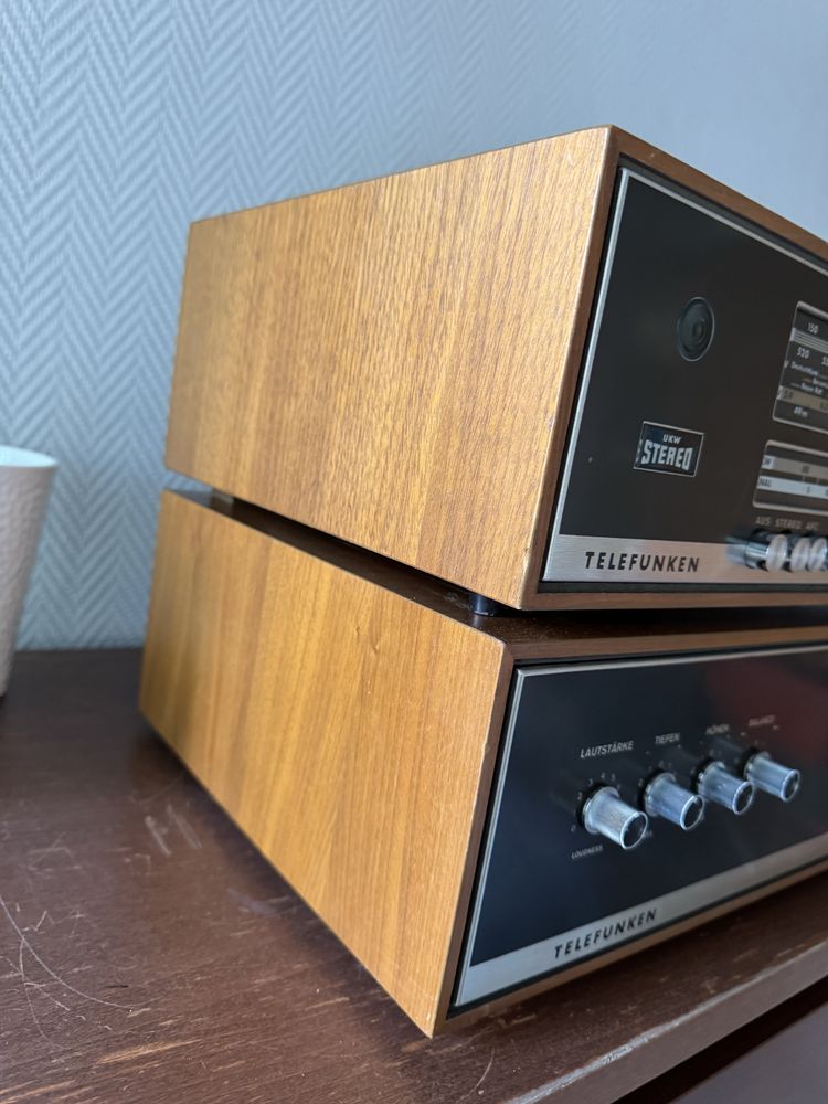 Radio i Wzmacniacz Telefunken T101 + V101 HIFI